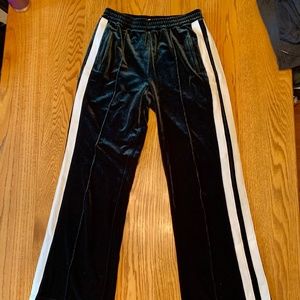 "Adika" sweat/lounge pants, dark green, velour, L, NWOT
